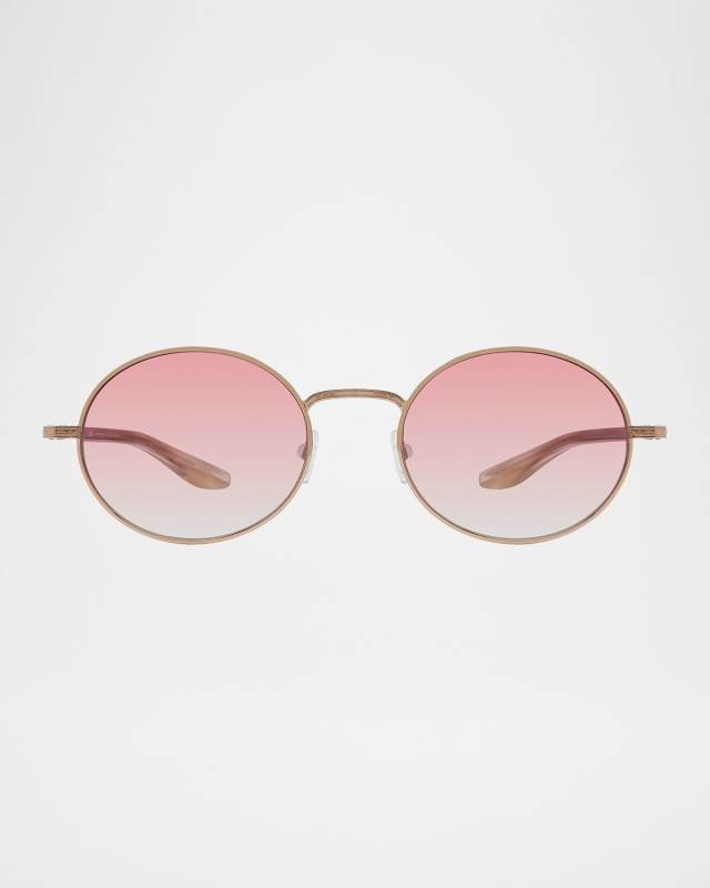 Anamcara Metal Oval Sunglasses